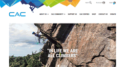 Desktop Screenshot of climbersagainstcancer.org
